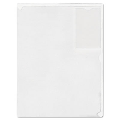 ADVANTUS CORPORATION Kleer-File Poly Folder with ID Pocket, Letter Size, Transparent