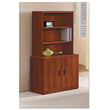 10700 Series Locking Storage Cabinet, 36w x 20d x 29.5h, Cognac OrdermeInc OrdermeInc