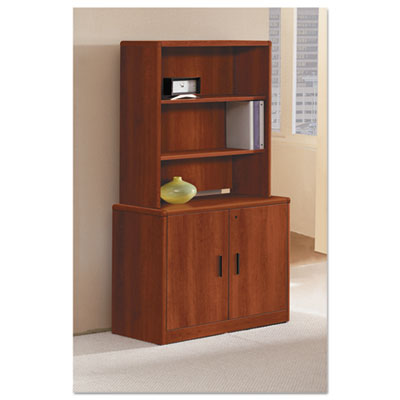 10700 Series Locking Storage Cabinet, 36w x 20d x 29.5h, Cognac OrdermeInc OrdermeInc