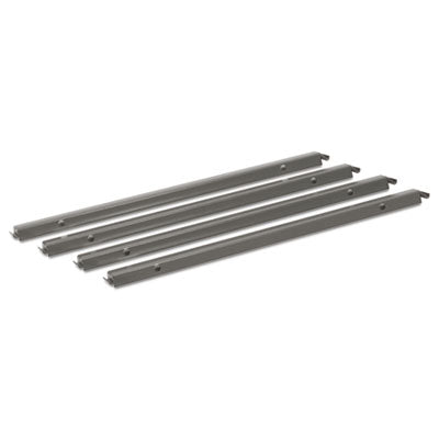 HON COMPANY Single Cross Rails for HON 30" and 36" Wide Lateral Files, Gray, 4/Pack