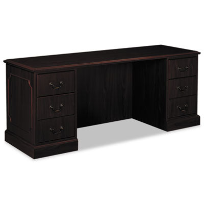 94000 Series Kneespace Credenza, 72w x 24d x 29.5h, Mahogany OrdermeInc OrdermeInc