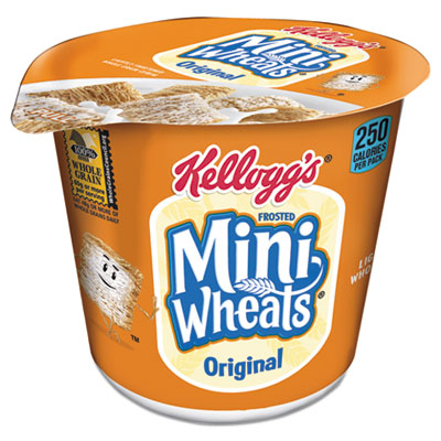 KELLOGG'S Breakfast Cereal, Frosted Mini Wheats, Single-Serve, 6/Box - OrdermeInc