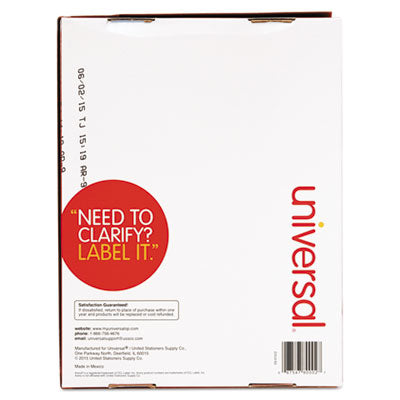 White Labels, Inkjet/Laser Printers, 1 x 4, White, 20/Sheet, 250 Sheets/Box OrdermeInc OrdermeInc