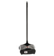 RUBBERMAID COMMERCIAL PROD. Lobby Pro Upright Dustpan with Wheels, 12.5w x 37h, Polypropylene with Vinyl Coat, Black