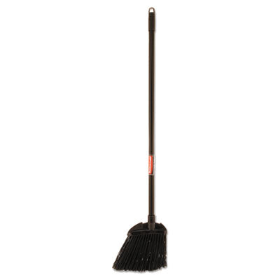 RUBBERMAID COMMERCIAL PROD. Angled Lobby Broom, Poly Bristles, 35" Handle, Black - OrdermeInc