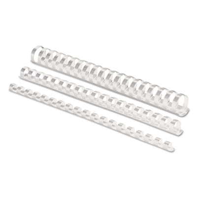 Fellowes® Plastic Comb Bindings, 1/2" Diameter, 90 Sheet Capacity, White, 100/Pack OrdermeInc OrdermeInc