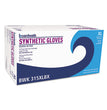 Powder-Free Synthetic Vinyl Gloves, X-Large, Cream, 4 mil, 1,000/Carton OrdermeInc OrdermeInc