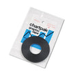 Graphic Chart Tapes, 1" Core, 0.06" x 54 ft, Matte Black OrdermeInc OrdermeInc