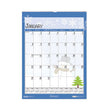 House of Doolittle™ Recycled Seasonal Wall Calendar, Illustrated Seasons Artwork, 12 x 16.5, 12-Month (Jan to Dec): 2024 OrdermeInc OrdermeInc