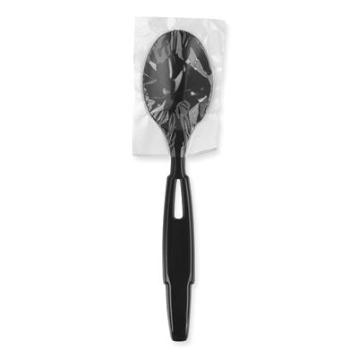 Dixie® SmartStock Wrapped Heavy-Weight Cutlery Refill, Teaspoon, Black, 960/Carton - OrdermeInc
