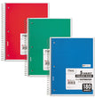 Mead® Spiral Notebook, 5-Subject, Medium/College Rule, Randomly Assorted Cover Color, (180) 10.5 x 8 Sheets - OrdermeInc