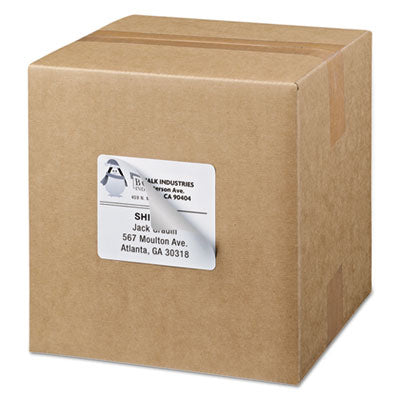 Shipping Labels w/ TrueBlock Technology, Inkjet/Laser Printers, 3.33 x 4, White, 6/Sheet, 500 Sheets/Box OrdermeInc OrdermeInc