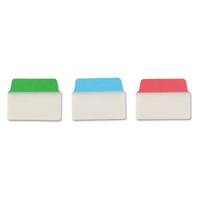 Ultra Tabs Repositionable Tabs, Standard: 2" x 1.5", 1/5-Cut, Assorted Colors (Blue, Green and Red), 48/Pack OrdermeInc OrdermeInc