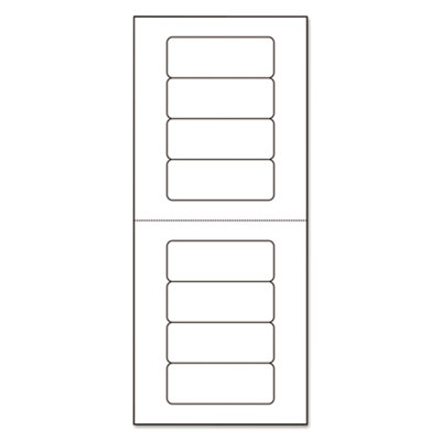 Mini-Sheets Mailing Labels, Inkjet/Laser Printers, 1 x 2.63, White, 8/Sheet, 25 Sheets/Pack OrdermeInc OrdermeInc