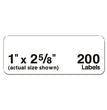 Mini-Sheets Mailing Labels, Inkjet/Laser Printers, 1 x 2.63, White, 8/Sheet, 25 Sheets/Pack OrdermeInc OrdermeInc