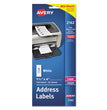 Mini-Sheets Mailing Labels, Inkjet/Laser Printers, 1 x 2.63, White, 8/Sheet, 25 Sheets/Pack OrdermeInc OrdermeInc