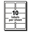 Matte Clear Easy Peel Mailing Labels w/ Sure Feed Technology, Inkjet Printers, 2 x 4, Clear, 10/Sheet, 10 Sheets/Pack OrdermeInc OrdermeInc