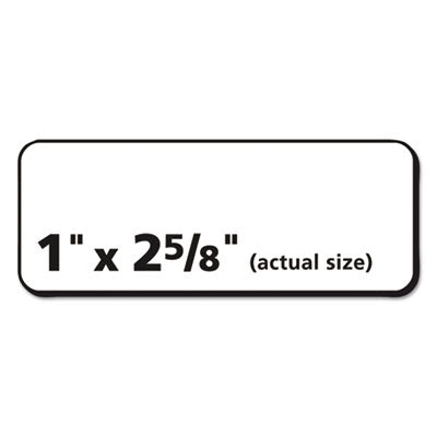 Matte Clear Easy Peel Mailing Labels w/ Sure Feed Technology, Laser Printers, 1 x 2.63, Clear, 30/Sheet, 25 Sheets/Box OrdermeInc OrdermeInc