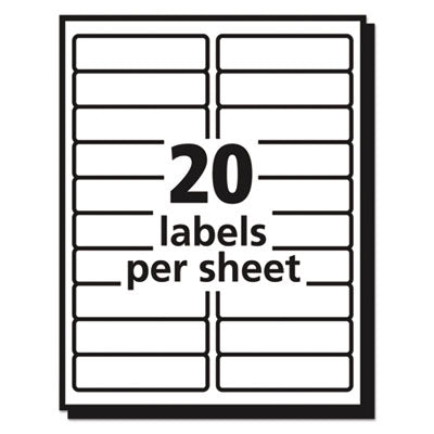 Matte Clear Easy Peel Mailing Labels w/ Sure Feed Technology, Laser Printers, 1 x 4, Clear, 20/Sheet, 10 Sheets/Pack OrdermeInc OrdermeInc