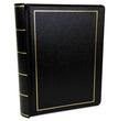 Looseleaf Corporation Minute Book, 1-Subject, Unruled, Black/Gold Cover, (250) 11 x 8.5 Sheets OrdermeInc OrdermeInc