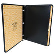 Looseleaf Corporation Minute Book, 1-Subject, Unruled, Black/Gold Cover, (250) 11 x 8.5 Sheets OrdermeInc OrdermeInc