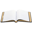 Looseleaf Corporation Minute Book, 1-Subject, Unruled, Black/Gold Cover, (250) 11 x 8.5 Sheets OrdermeInc OrdermeInc