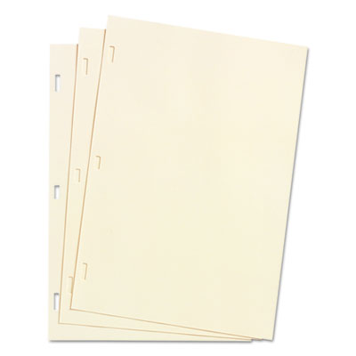 Looseleaf Minute Book Ledger Sheets, 14 x 8.5, Ivory, Loose Sheet 100/Box OrdermeInc OrdermeInc