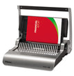 Quasar 500 Manual Comb Binding System, 500 Sheets, 18.13 x 15.38 x 5.13, Metallic Gray OrdermeInc OrdermeInc