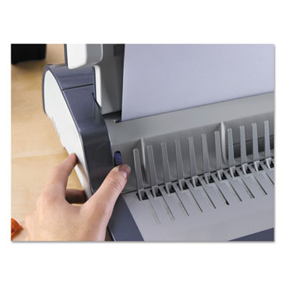 Quasar 500 Manual Comb Binding System, 500 Sheets, 18.13 x 15.38 x 5.13, Metallic Gray OrdermeInc OrdermeInc