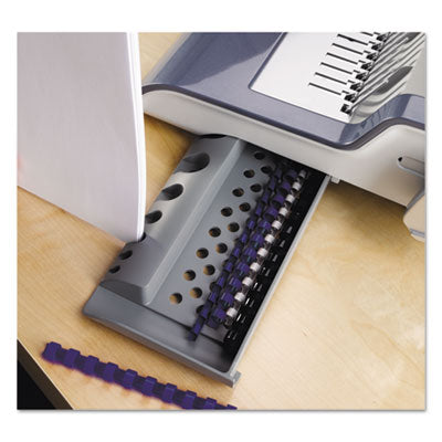 Quasar 500 Manual Comb Binding System, 500 Sheets, 18.13 x 15.38 x 5.13, Metallic Gray OrdermeInc OrdermeInc