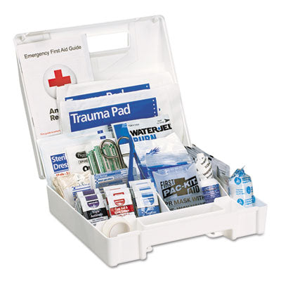 ANSI 2015 Compliant Class A+ Type I and II First Aid Kit for 25 People, 141 Pieces, Plastic Case OrdermeInc OrdermeInc