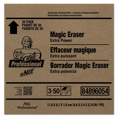 PROCTER & GAMBLE Magic Eraser Extra Durable, 4.6 x 2.4, 0.7" Thick, White, 30/Carton - OrdermeInc