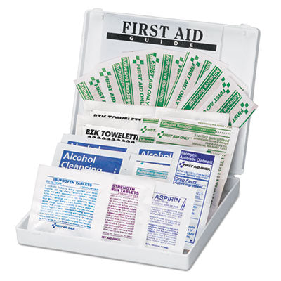 All-Purpose First Aid Kit, 34 Pieces, 3.74 x 4.75, 34 Pieces, Plastic Case OrdermeInc OrdermeInc