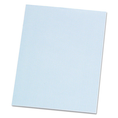 Quadrille Pads, Quadrille Rule (8 sq/in), 50 White (Heavyweight 20 lb Bond) 8.5 x 11 Sheets OrdermeInc OrdermeInc