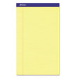 Perforated Writing Pads, Wide/Legal Rule, 50 Canary-Yellow 8.5 x 14 Sheets, Dozen OrdermeInc OrdermeInc