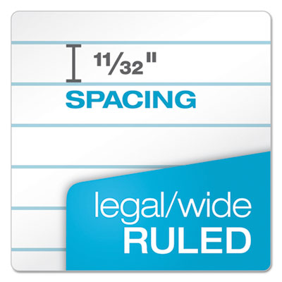 Docket Gold Ruled Perforated Pads, Wide/Legal Rule, 50 White 8.5 x 11.75 Sheets, 12/Pack OrdermeInc OrdermeInc