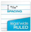 Docket Gold Ruled Perforated Pads, Wide/Legal Rule, 50 White 8.5 x 14 Sheets, 12/Pack OrdermeInc OrdermeInc