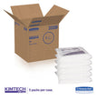 Kimtech™ W4 Critical Task Wipers, Flat Double Bag, 12 x 12, Unscented, White, 100/Bag, 5 Bags/Carton OrdermeInc OrdermeInc