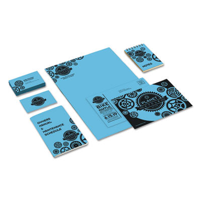 Astrobrights® Color Cardstock, 65 lb Cover Weight, 8.5 x 11, Lunar Blue, 250/Pack OrdermeInc OrdermeInc