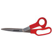 General Purpose Stainless Steel Scissors, 7.75" Long, 3" Cut Length, Red Offset Handles, 3/Pack OrdermeInc OrdermeInc