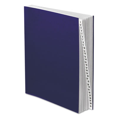 Pendaflex® Expanding Desk File, 31 Dividers, Date Index, Letter Size, Dark Blue Cover OrdermeInc OrdermeInc