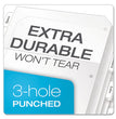 Cardinal® Poly Ring Binder Pockets, 8.5 x 11, Clear, 5/Pack - OrdermeInc