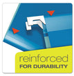 Pendaflex® Extra Capacity Reinforced Hanging File Folders with Box Bottom, 2" Capacity, Letter Size, 1/5-Cut Tabs, Blue, 25/Box OrdermeInc OrdermeInc
