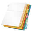 Cardinal® Poly Ring Binder Pockets, 8.5 x 11, Letter, Assorted Colors, 5/Pack - OrdermeInc