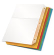Cardinal® Poly Ring Binder Pockets, 8.5 x 11, Assorted Colors, 5/Pack - OrdermeInc