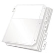 Cardinal® Poly Ring Binder Pockets, 8.5 x 11, Clear, 5/Pack - OrdermeInc