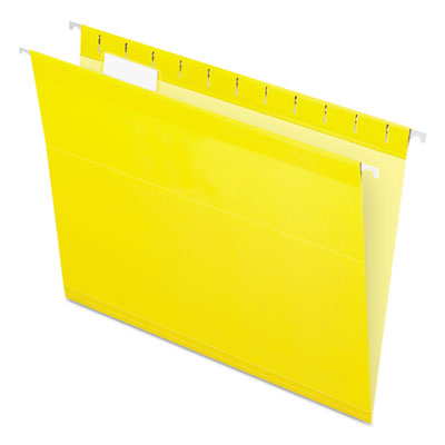 Pendaflex® Colored Reinforced Hanging Folders, Letter Size, 1/5-Cut Tabs, Yellow, 25/Box OrdermeInc OrdermeInc