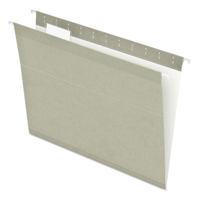 Pendaflex® Colored Reinforced Hanging Folders, Letter Size, 1/5-Cut Tabs, Gray, 25/Box OrdermeInc OrdermeInc