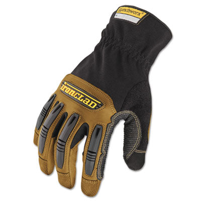 Ironclad Ranchworx Leather Gloves, Black/Tan, Large OrdermeInc OrdermeInc