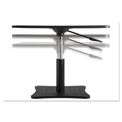 DC230 Adjustable Laptop Stand, 21" x 13" x 12" to 15.75", Black, Supports 20 lbs OrdermeInc OrdermeInc